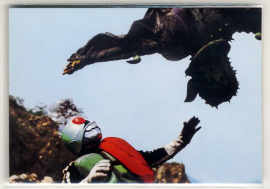 ◆防水対策 厚紙補強 カルビー 仮面ライダーチップスカード(2003 復刻版) 331番 ガニコウモルの能力 トレカ 即決拍卖