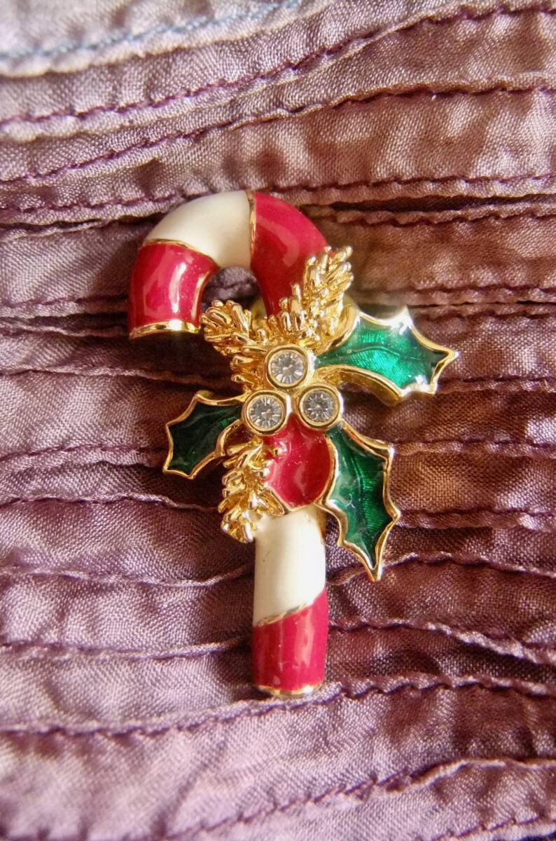 ヴィンテージ:クリアカラーストーン 、クリスマススティックタックピン 2-48 拍卖