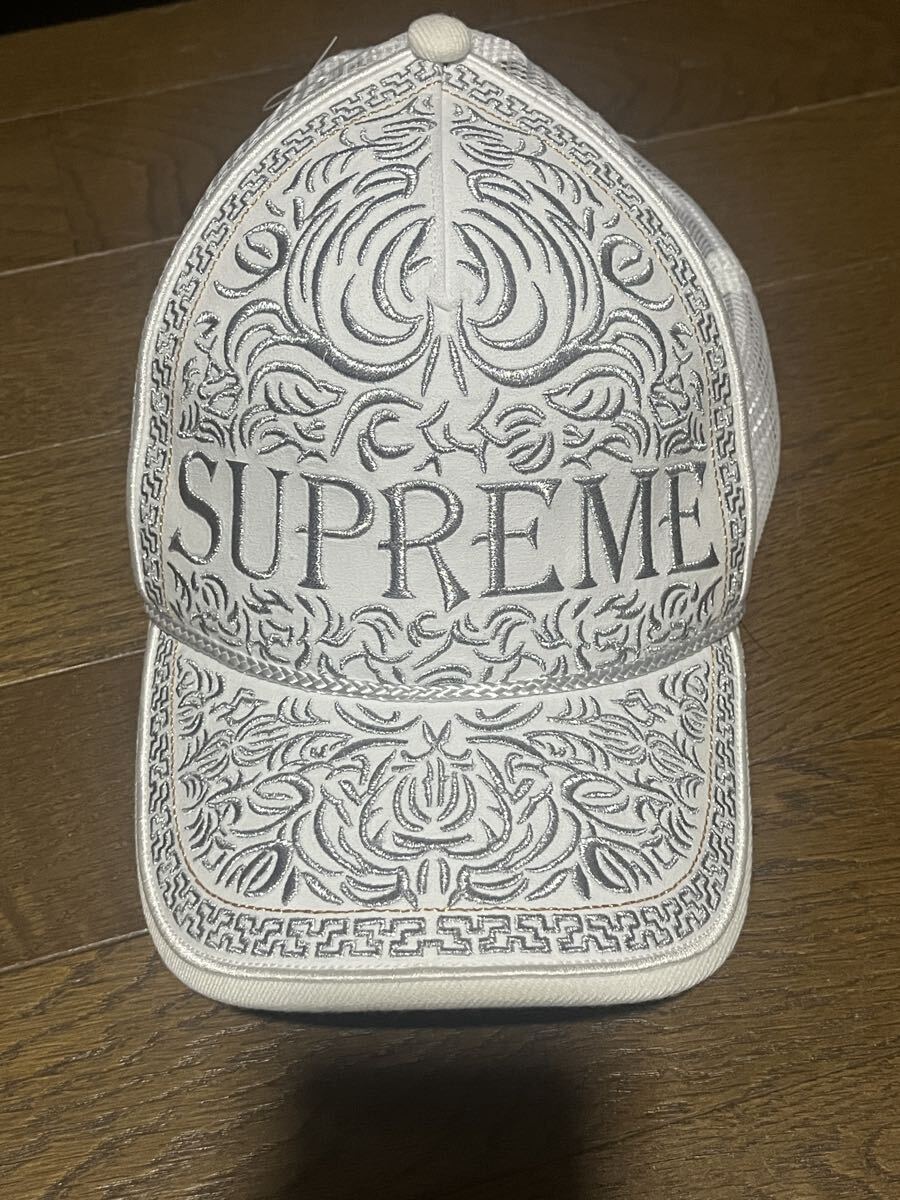 Supreme Vaquero Mesh Back 5-Panel White キャップ メッシュ シュプリーム 帽子拍卖