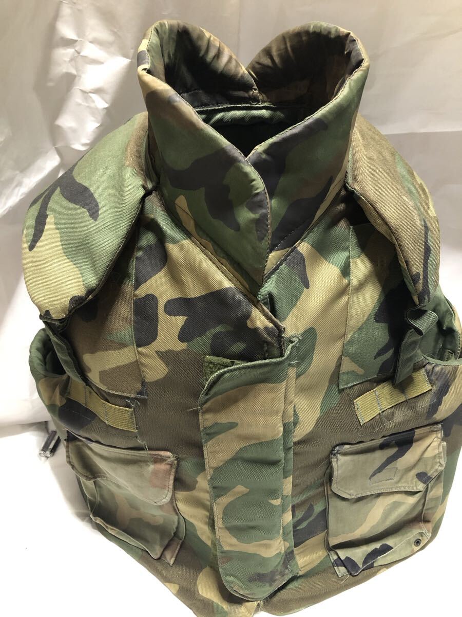 PASGT ボディアーマー アメリカ軍 防弾 サバイバル ウッドランド プロテクター  サバイバルベスト 防災 災害 ケブラー 防衛拍卖