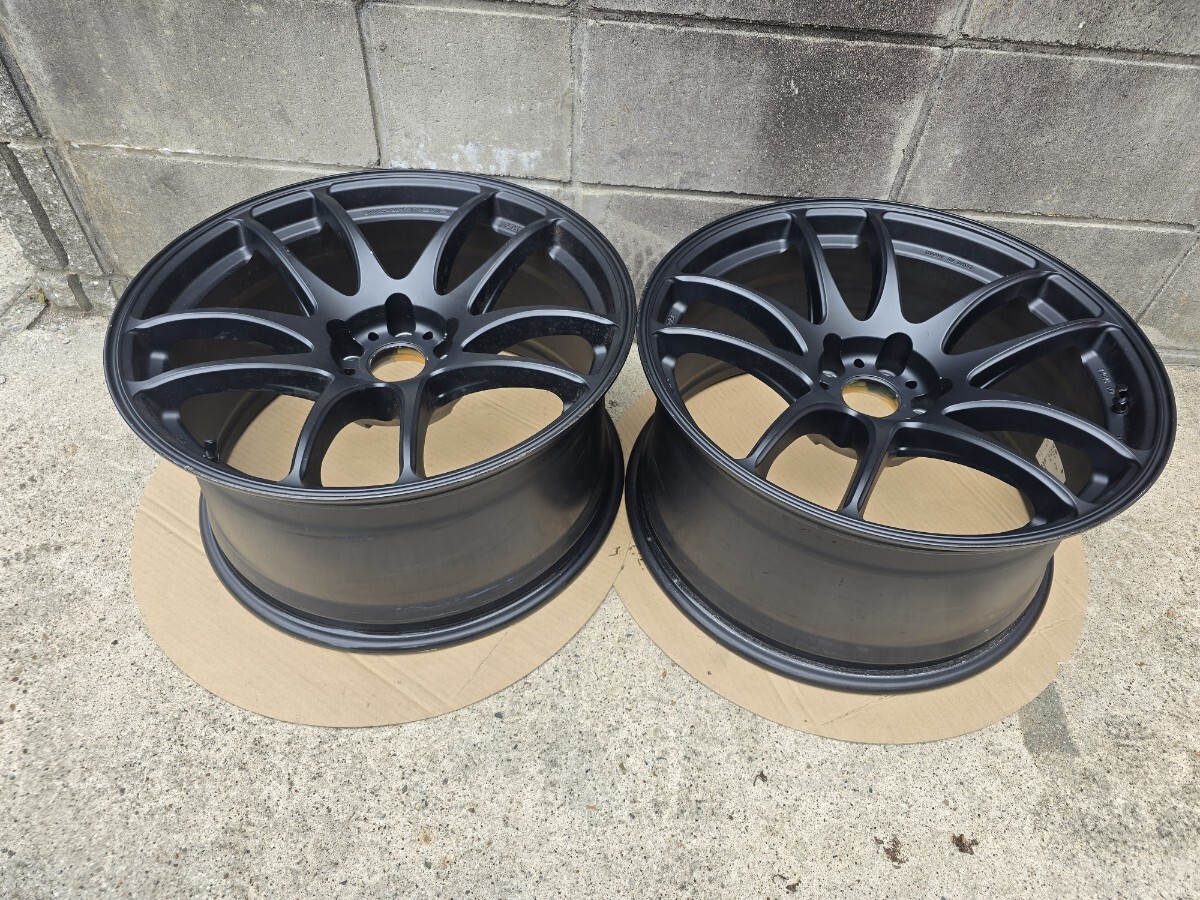 美品 work emotion kiwami 9.5J +15 R19 5h 114.3 work エモーション 極 9.5J +15 ウルトラディープテーパ work KIWAMI Z33 スカイライン 拍卖