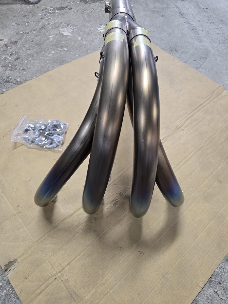 美品 K-FACTORY Z900RS CLR チタン エキパイ z900rs ケイファクトリー エキパイ CLR Z900RS k-factory チタンエキゾーストパイプ拍卖