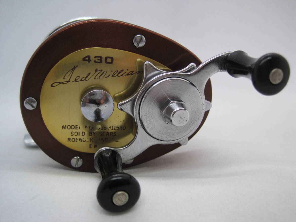 Ted Williams 430 ダイレクトドライブリール 1968年製 キャブハンドル仕様 フルオリジナル ビンテージリール拍卖