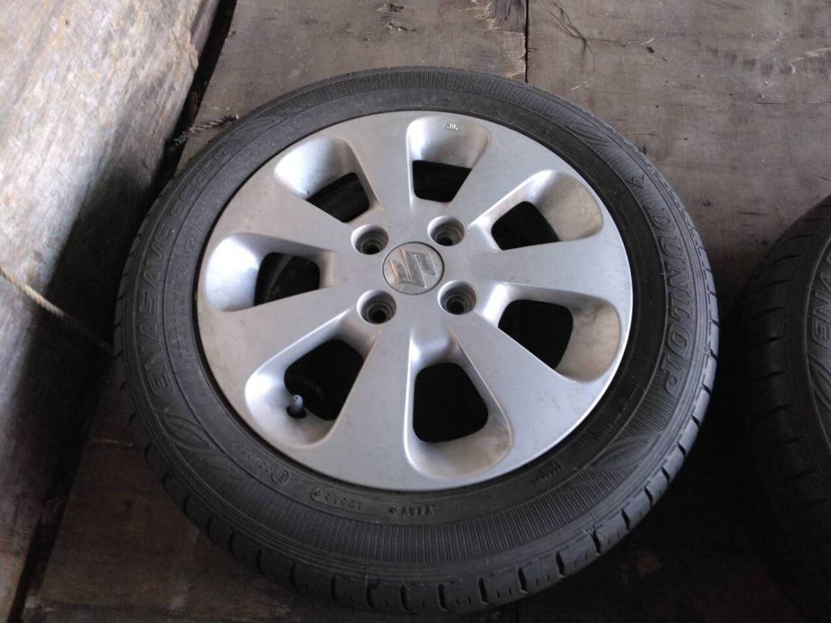 タイヤ ホイール付き 4本 【ダンロップ】【155/65R14 】(中古)【福岡県久留米市】LP07-11712拍卖