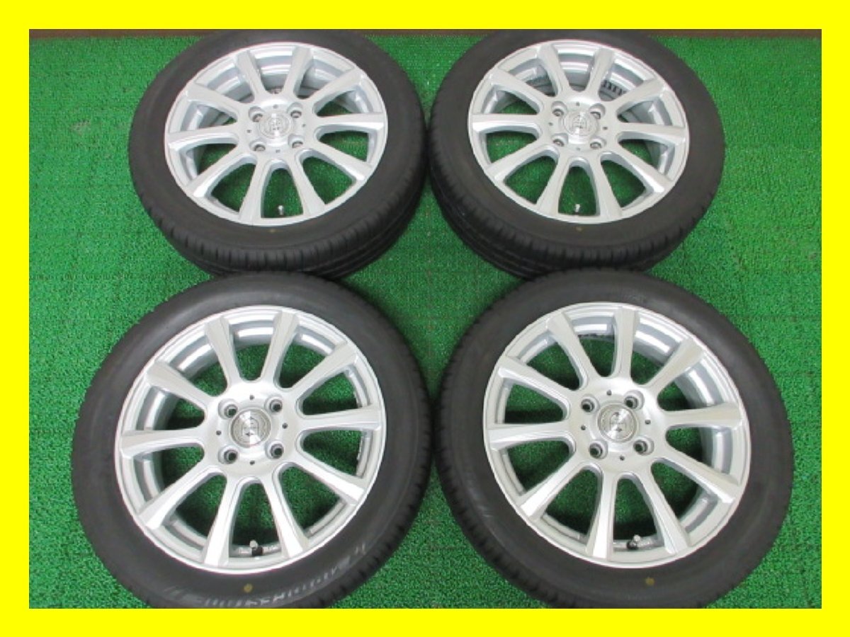 J053【条件付 送料無料】165/55R15 ★ 新品 ★ 新古 ブリヂストン 夏タイヤ ECOPIA NH100 C 2021年製 中古 ホイールセット 4本 激安 N-BOX拍卖