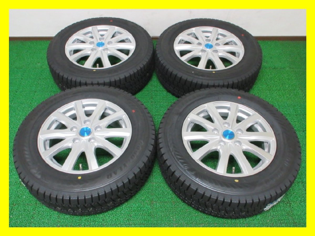 Y432【条件付 送料無料】195/65R15 ★ 新品セット ★ スタッドレス ★最新★ ICENAVI 8 ♪ 23年 新品 ♪ ホイールセット 4本 エスクァイア拍卖