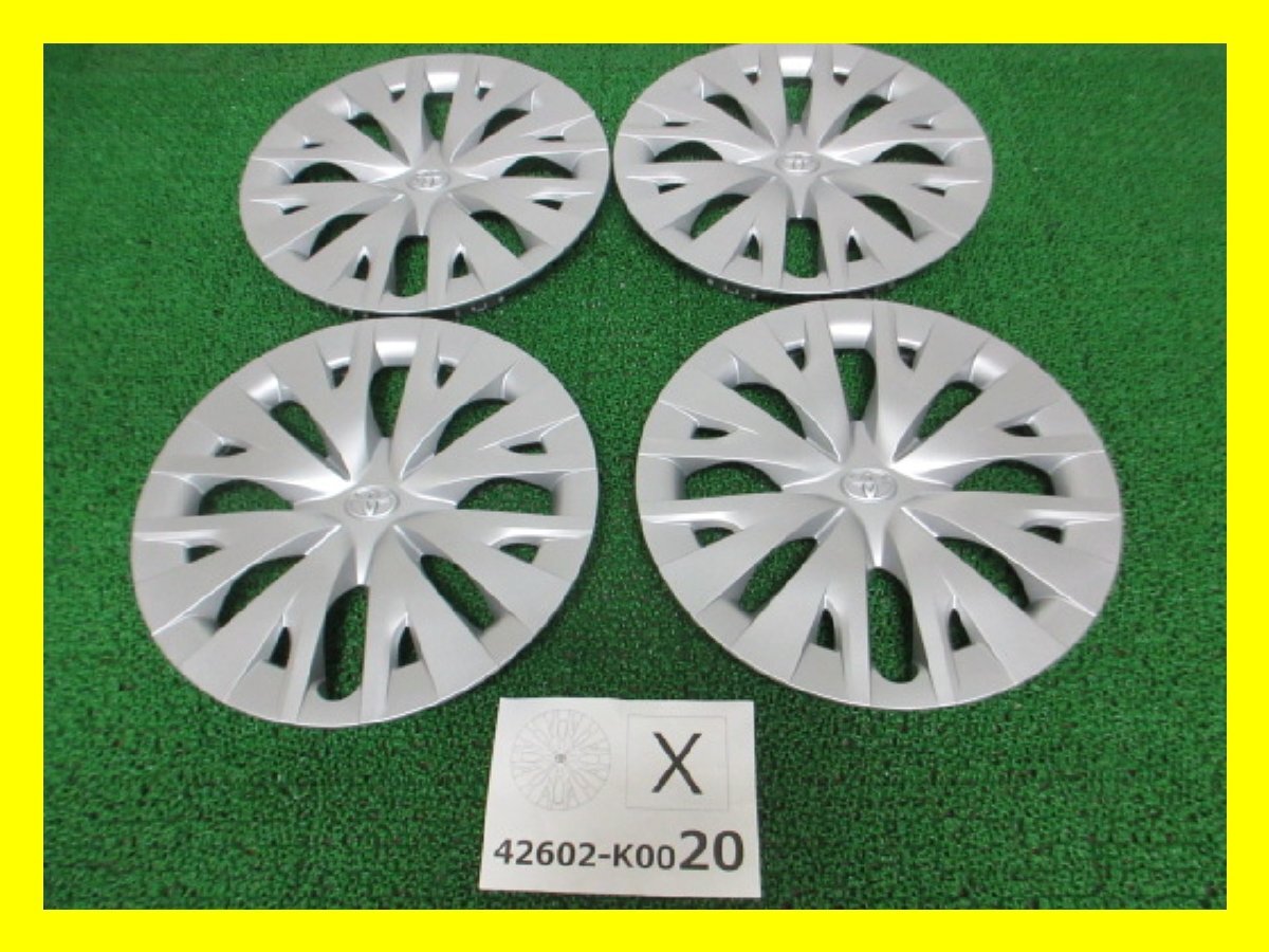 G139【条件付 送料無料】★ 新品 ★ トヨタ ヤリス 純正 ホイールキャップ ホイールカバー 品番 42602-K0020 15インチ 4枚 1台分 激安 ♪♪拍卖