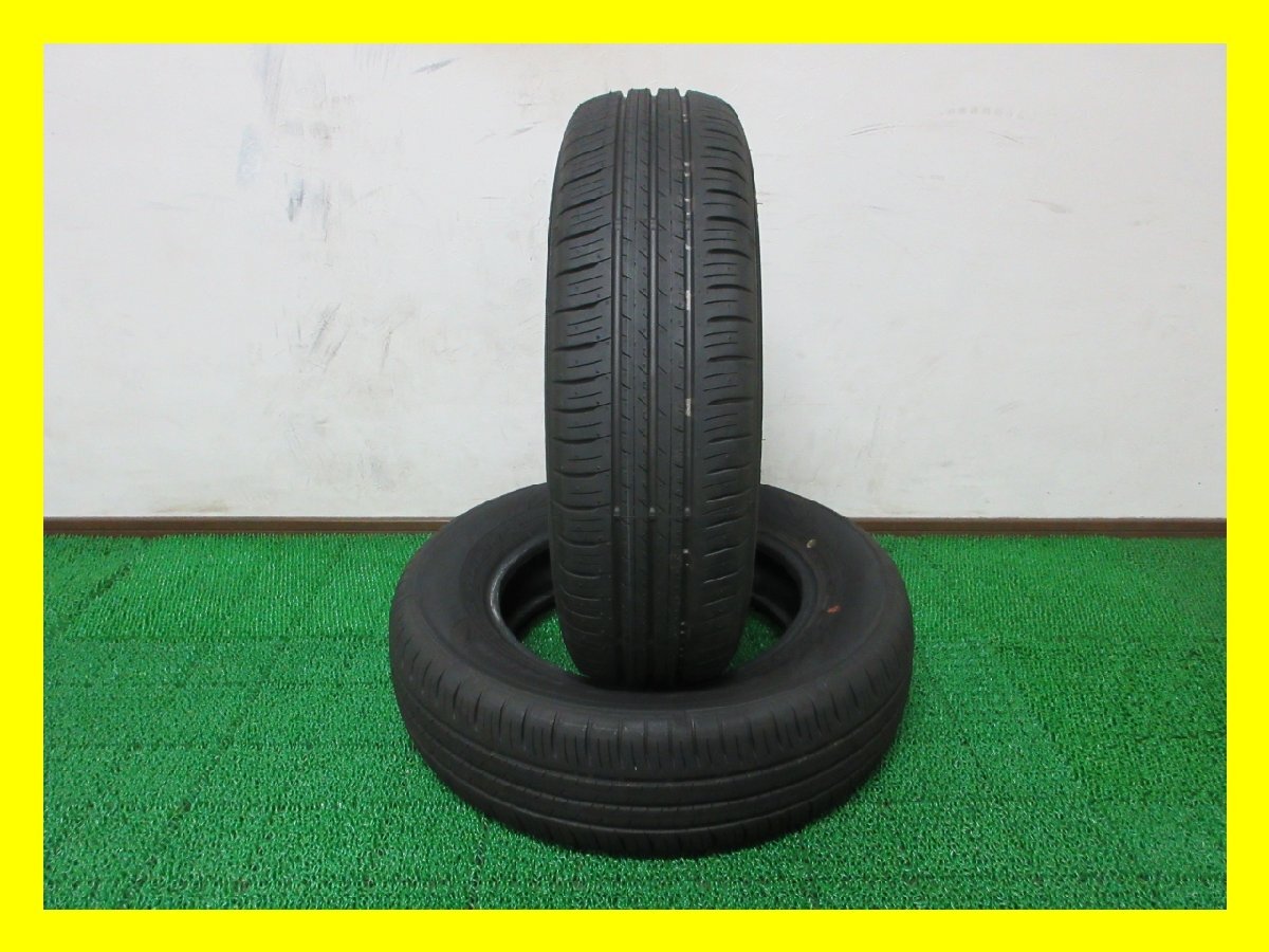 F747【条件付 送料無料】175/70R14 ★ 新品同様 ★ イボ付 ♪ 夏タイヤ ENASAVE EC300 + 2024年製 2本 激安 シエンタ ヤリス フィット 等に拍卖