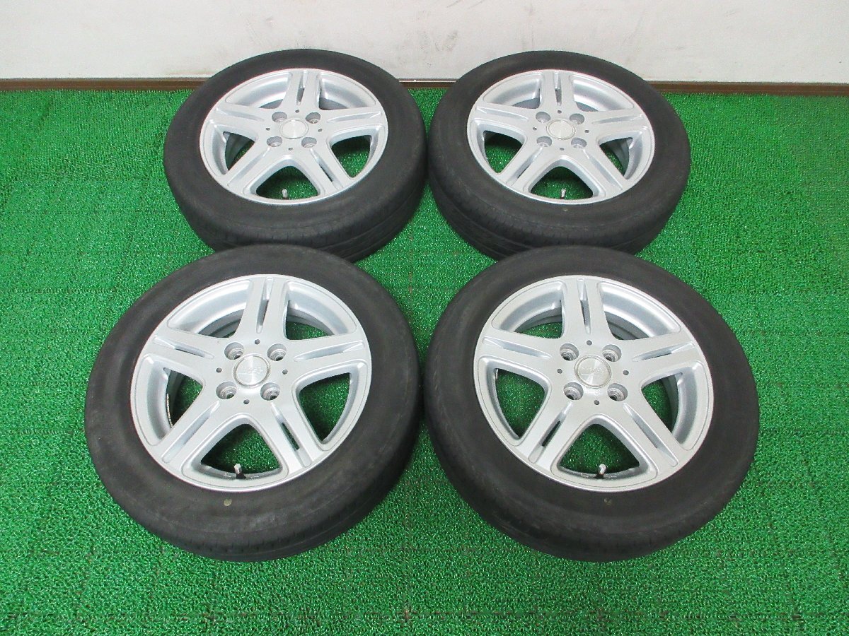 G374【条件付 送料無料】155/65R14 超溝高 8.5分山 ブリヂストン 夏タイヤ NEXTRY 2021年製 ホイールセット 4本 激安 N-BOX N-ONE N-WGN 等拍卖