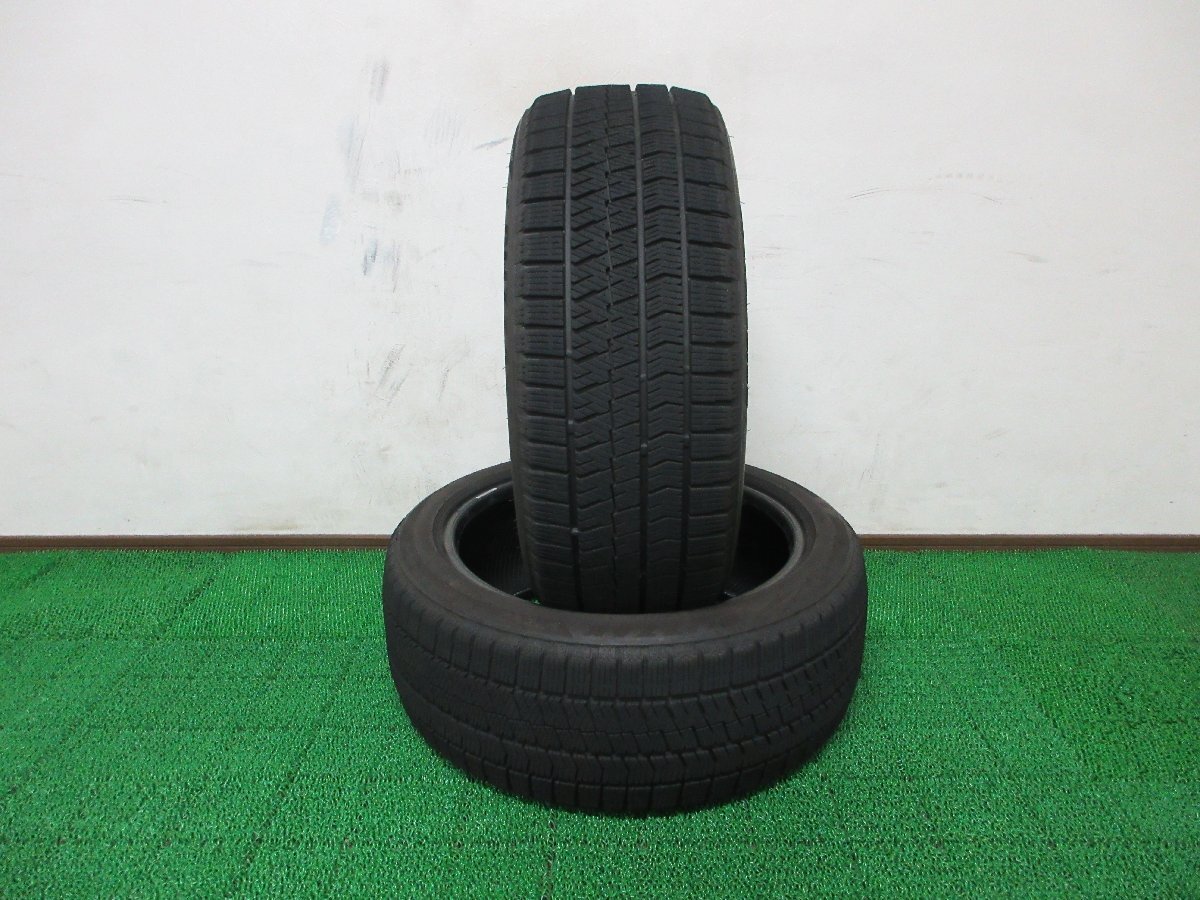 Q991【条件付 送料無料】215/45R17 超溝高 8.5分山 ブリヂストン スタッドレス VRX2 ♪ 2023年製 2本 激安 インプレッサ レガシィ プリウス拍卖