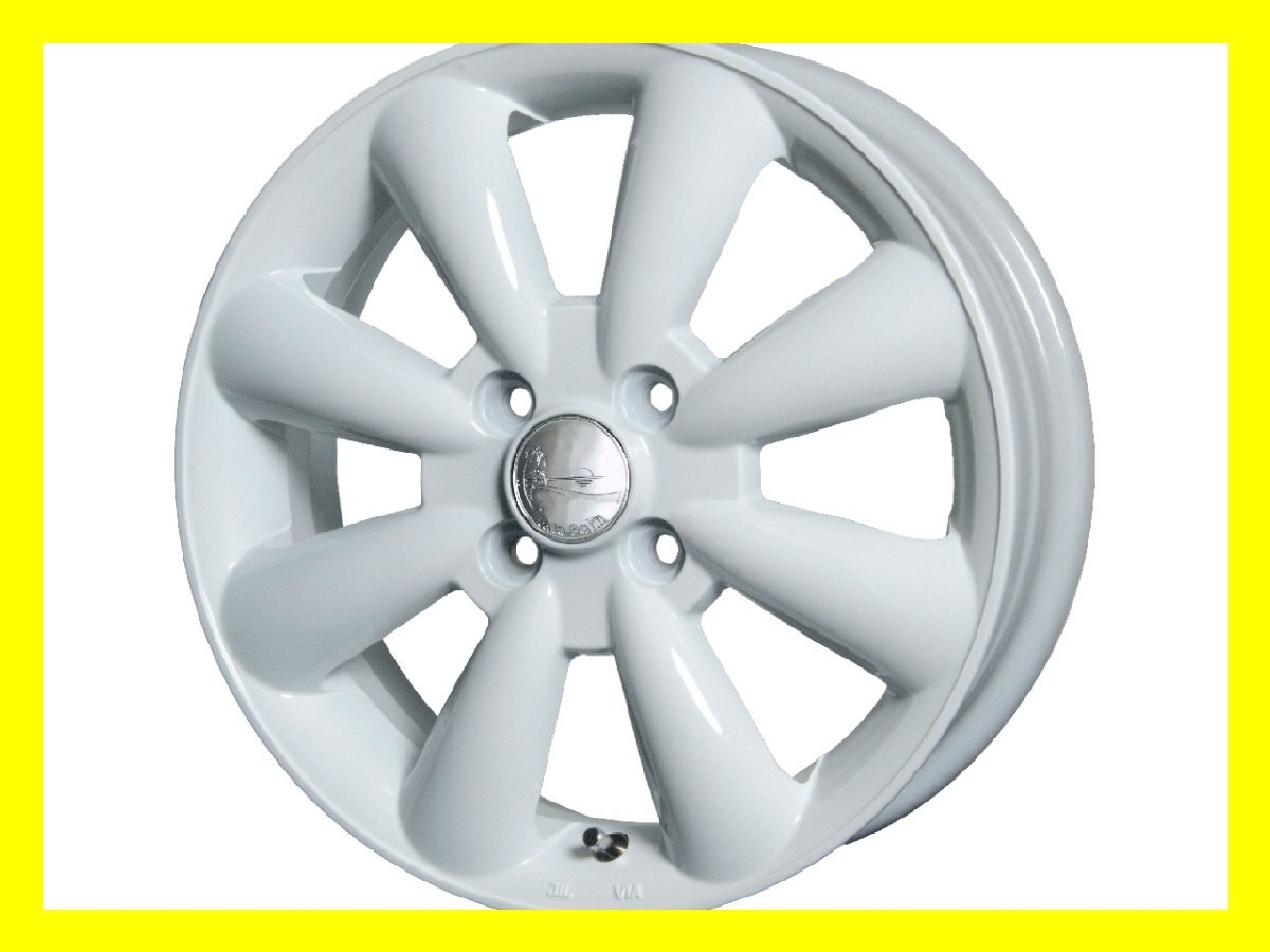 A940【条件付 送料無料】★ 未使用品 ★ lala Palm KC-8 アルミ ホイール 14インチ 2本 14×4.5J 4穴 100 +43 激安 N-BOX N-ONE N-WGN 等に拍卖