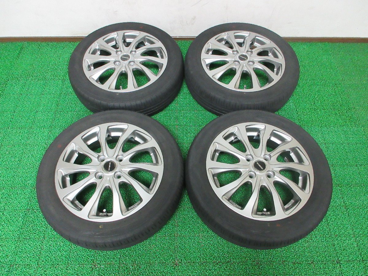 G379 SALE品【条件付 送料無料】165/60R15 超溝高 8~8.5分山 夏タイヤ ENASAVE EC300 + 2021年製 ホイールセット 4本 激安 ハスラー ソリオ拍卖