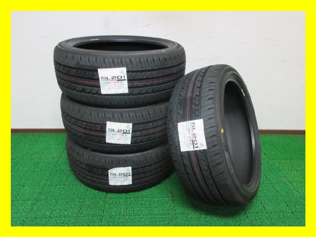 Y818【条件付 送料無料】215/40R17 ★ 新品 ★ ラベル付 ブリヂストン製 夏タイヤ SEIBERLING SL201 2024年製 4本 激安 ポロ クロスポロ 等拍卖