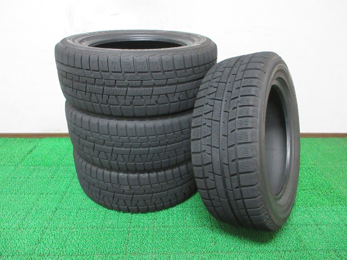 E003【条件付 送料無料】205/55R15 超溝高 8.5~9分山 ヨコハマ スタッドレス iG50 PLUS 2022年製 4本 激安 インプレッサ アコード アウディ拍卖