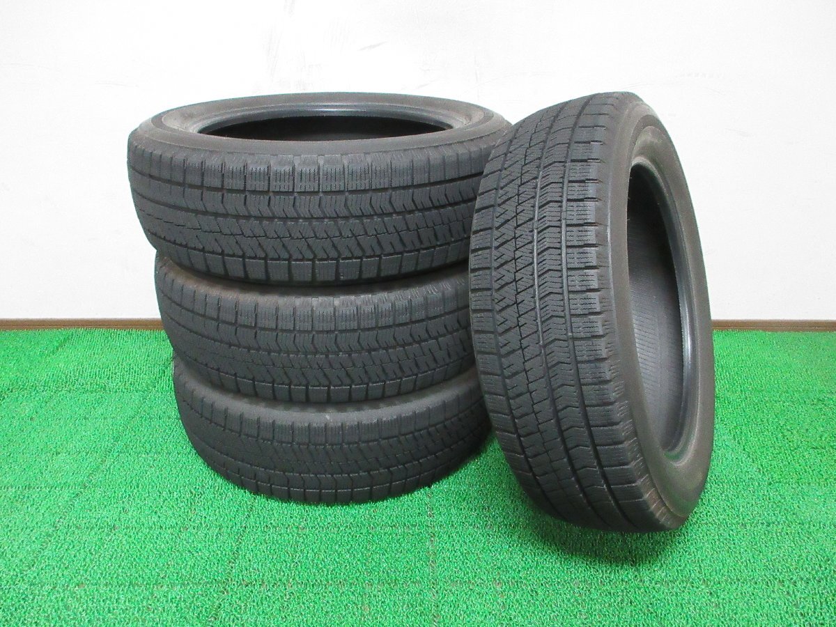 E061 在庫処分【条件付 送料無料】195/60R17 超溝高 8.5~9分山 ブリヂストン スタッドレス VRX2 ♪ 4本 激安 ライズ ロッキー レックス 等拍卖