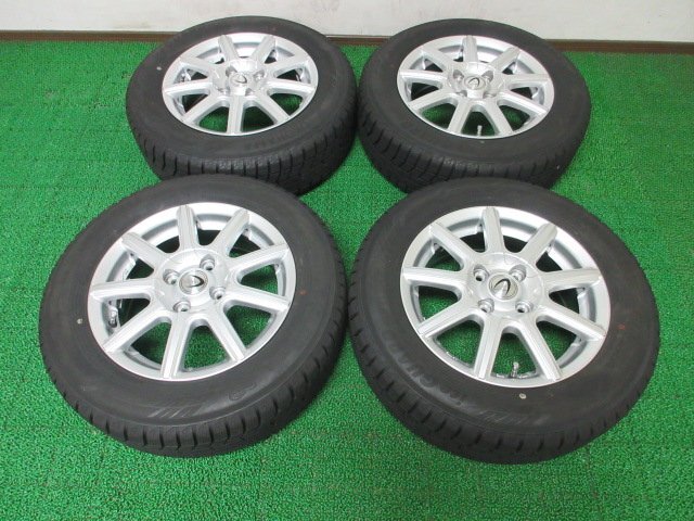 F056【条件付 送料無料】175/65R14 超溝高 8.5分山 ヨコハマ スタッドレス iG60 ♪ 22年製 ホイールセット 4本 激安 フィット ヴィッツ 等拍卖