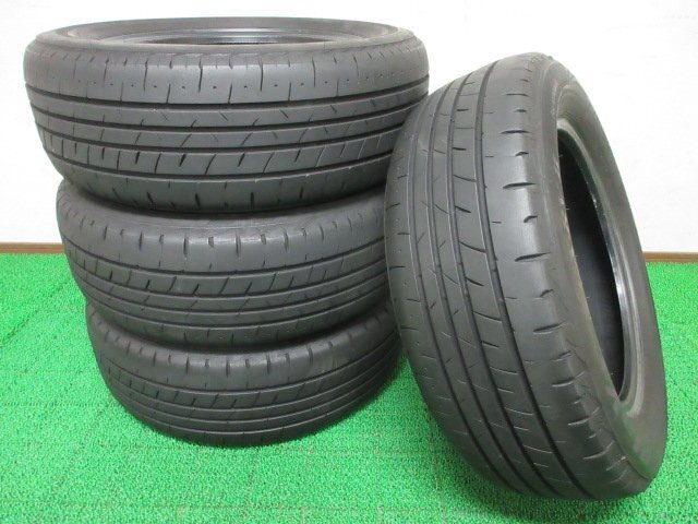 Q743【条件付 送料無料】205/60R16 超溝高 8.5分山 ブリヂストン 夏タイヤ Playz PX-RVⅡ 2023年製 4本 激安 プリウスα レガシィ アテンザ拍卖