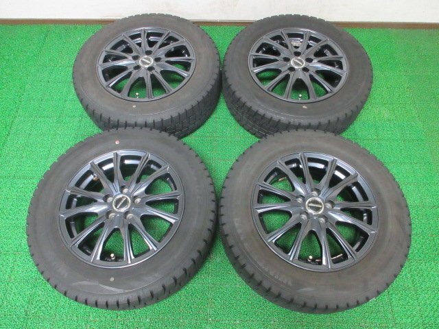 Q900 SALE品【条件付 送料無料】195/65R15 超溝高 8.5分山 スタッドレス WINTERMAXX WM02♪ 21年 ホイールセット 4本 激安 インプレッサ 等拍卖