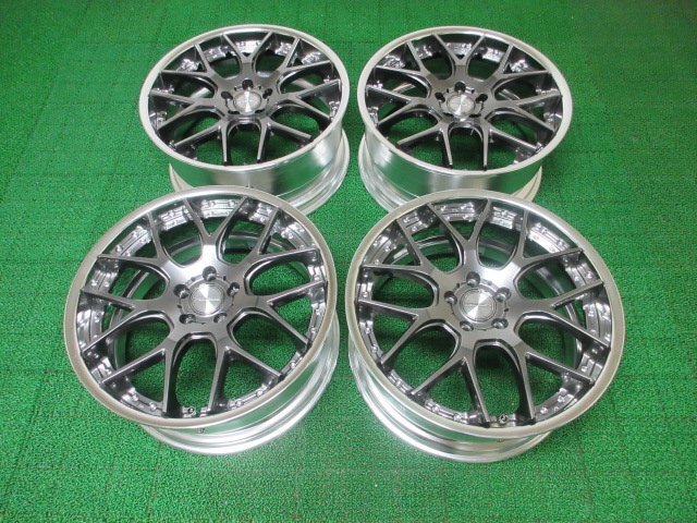 U002【条件付 送料無料】weds ウェッズ MAVERICK マーベリック 1307M 着用1週間 アルミ ホイール 20インチ 4本 20×9J 5穴 114.3 +56 美品拍卖