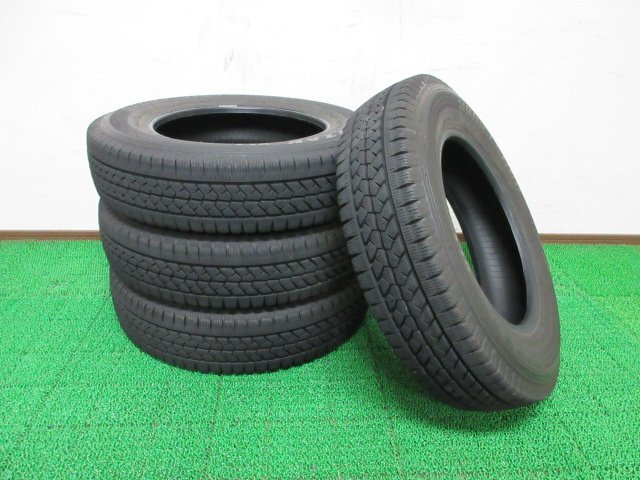 M721 在庫処分【条件付 送料無料】155/80R14 88/86 超溝高 8~8.5分山 ブリヂストン スタッドレス VL1 4本 激安 プロボックス サクシード 等拍卖