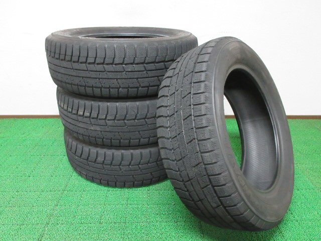 K371 在庫処分【条件付 送料無料】225/60R18 超溝高 8~8.5分山 スタッドレス TRANPATH TX 4本 激安 エクストレイル RAV4 ハリアー CR-V 等拍卖