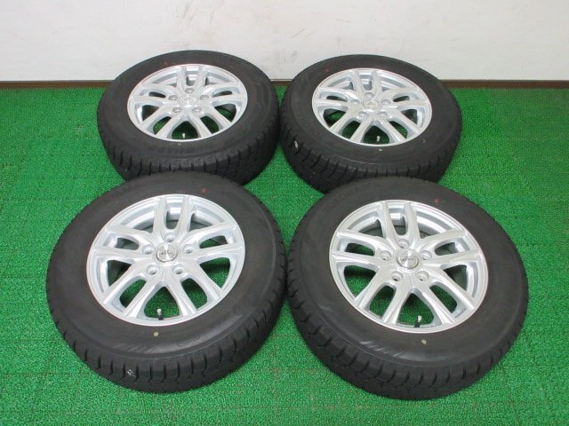 Q211 SALE品【条件付 送料無料】195/65R15 超溝高 8~8.5分山 ヨコハマ スタッドレス iG60 ♪ 2021年製 ホイールセット 4本 激安 ヴォクシー拍卖