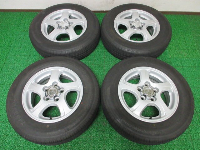 F402 SALE品【条件付 送料無料】175/80R15 超溝高 9分山 夏タイヤ 2022年製 アルミ ホイールセット 4本 三菱 パジェロミニ 純正 激安 ♪♪拍卖