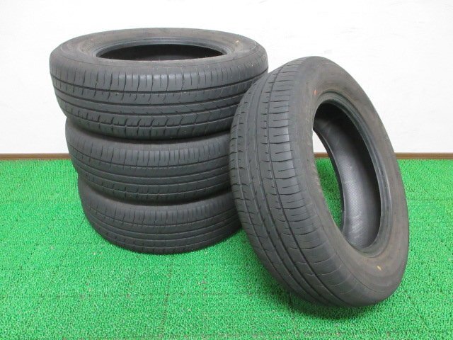D307【条件付 送料無料】185/65R14 超溝高 8~8.5分山 グッドイヤー 夏タイヤ EG01 22年 4本 激安 モビリオ スパイク エアウェイブ ランサー拍卖