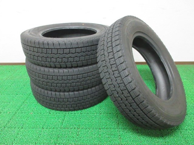 K169【条件付 送料無料】155/80R14 88/86 超溝高 8~8.5分山 スタッドレス WINTERMAXX SV01 21年製 4本 激安 プロボックス サクシード バン拍卖