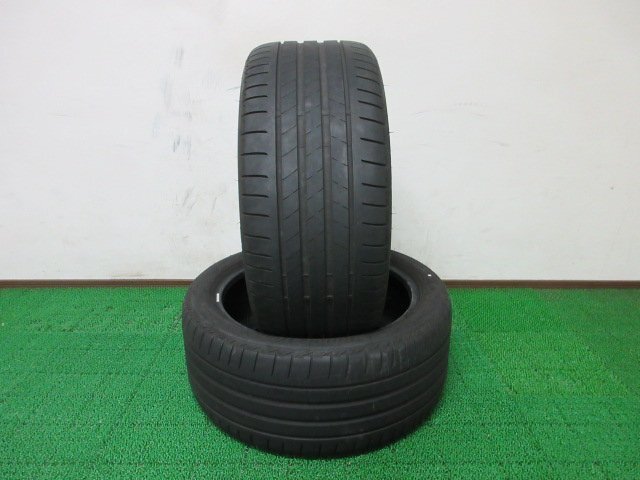 F119【条件付 送料無料】255/40R18 99Y ☆ ★ BMW 承認タイヤ ★ 超溝高 ブリヂストン 夏タイヤ TURANZA T005 RFT 22年 2本 激安 3シリーズ拍卖