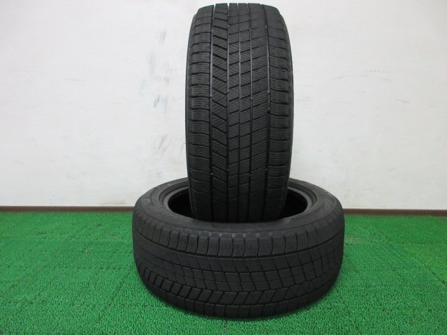 F089【条件付 送料無料】225/50R17 超溝高 8~8.5分山 ブリヂストン スタッドレス VRX3 ♪ 2021年製 2本 激安 レガシィ RX-8 マジェスタ 等拍卖