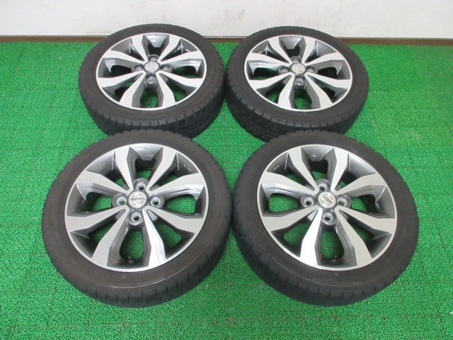 G226【条件付 送料無料】165/55R15 超溝高 8.5~9分山 スタッドレス WINTERMAXX WM02♪ 23年 ホイールセット 4本 日産 デイズ ルークス 純正拍卖