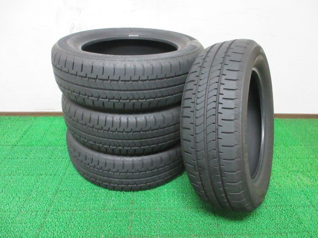 J168【条件付 送料無料】185/60R15 超溝高 8.5~9分山 ブリヂストン 夏タイヤ ★最新★ NEWNO ♪ 24年製 4本 激安 フィット シャトル ヤリス拍卖