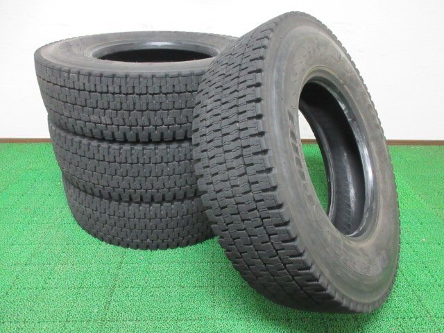 R843【条件付 送料無料】225/80R17.5 123/122 超溝高 スタッドレス DECTES SP001 21年製 4本 激安 中型 4トン トラック キャンター エルフ拍卖