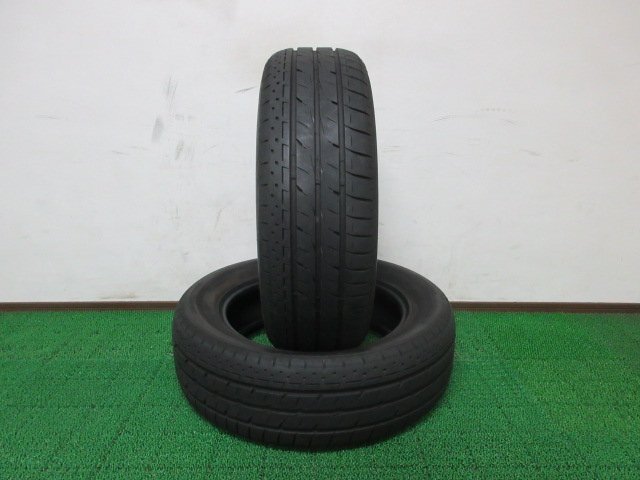 M007【条件付 送料無料】215/60R17 超溝高 8.5分山 ブリヂストン 夏タイヤ LUFT RVⅡ 2021年製 2本 激安 アルファード エスティマ X-TRAIL拍卖