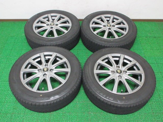T788 SALE品【条件付 送料無料】175/65R15 ブリヂストン スタッドレス VRX3 ♪ 21年製 ホイールセット 4本 激安 アクア フィット ヴィッツ拍卖