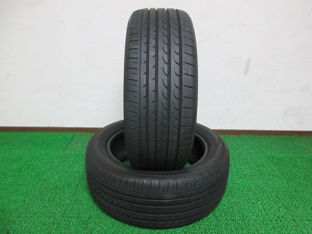 Q867【条件付 送料無料】215/55R17 超溝高 8.5分山 ヨコハマ 夏タイヤ BluEarth RV-02 21年製 2本 激安 エスティマ クラウン オデッセイ 等拍卖