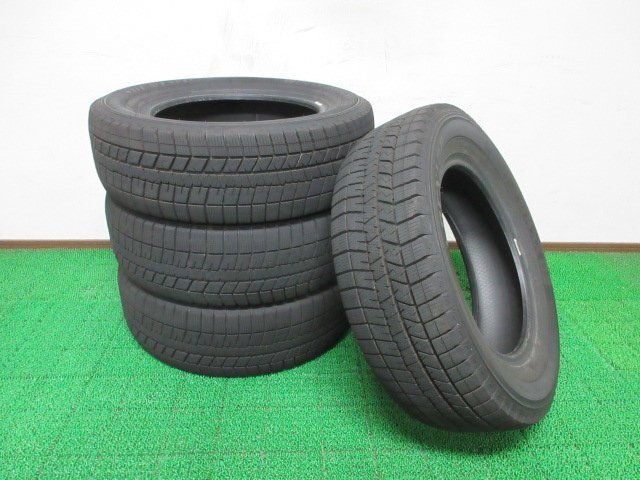 Q363【条件付 送料無料】195/65R15 超溝高 8.5~9分山 スタッドレス WINTERMAXX 03 ♪ 22年 4本 激安 プリウス ヴォクシー クラウン セレナ拍卖