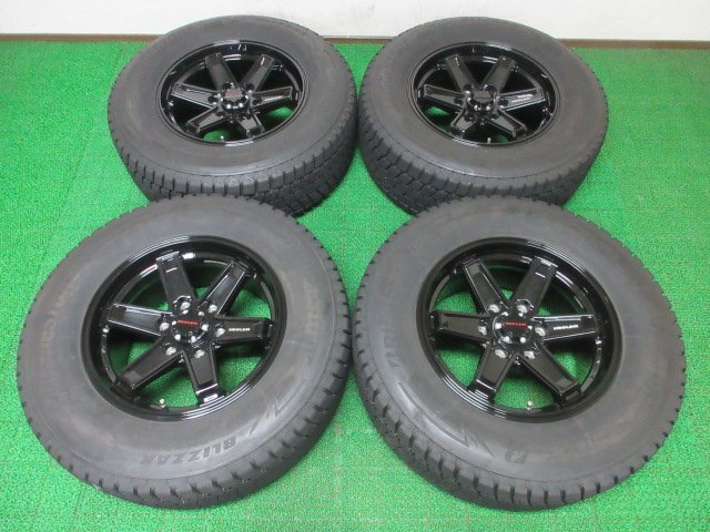 Q917 SALE品【条件付 送料無料】265/65R17 超溝高 ブリヂストン スタッドレス ★最新★ DM V3 ♪ 2022年製 ホイールセット 4本 weds KEELER拍卖