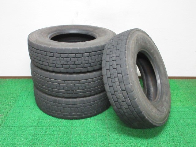 Q388【条件付 送料無料】245/80R17.5 133/131 超溝高 オールシーズンタイヤ DECTES SP680 MIX 23年製 4本 激安 中型 4トン トラック 増トン拍卖