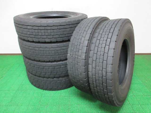 J027【条件付 送料無料】225/80R17.5 123/122 超溝高 8.5分山 オールシーズン DECTES SP680 2023年製 6本 激安 中型 4トン トラック エルフ拍卖