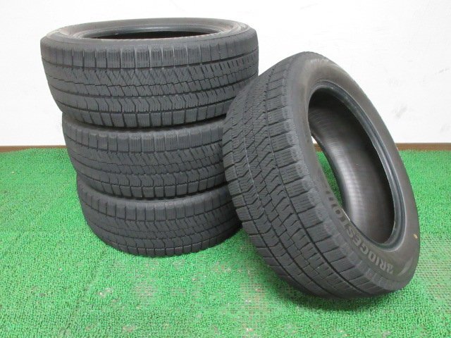 T172 在庫処分【条件付 送料無料】195/55R16 超溝高 8~8.5分山 ブリヂストン スタッドレス VRX2 ♪ 4本 ノート キューブ CR-Z フィールダー拍卖