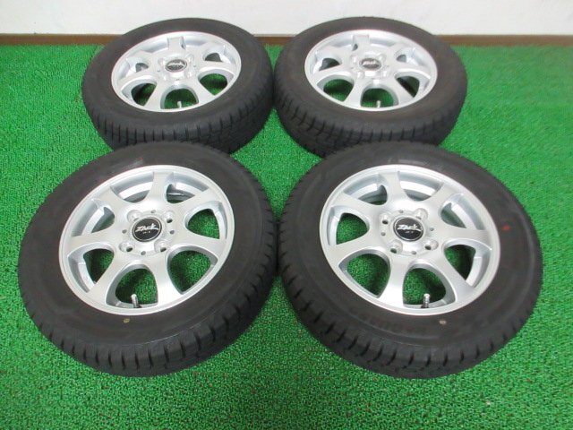 G084【条件付 送料無料】155/65R13 超溝高 9分山 ヨコハマ スタッドレス iG60 ♪ 23年製 ホイールセット 4本 激安 ライフ ワゴンR パレット拍卖