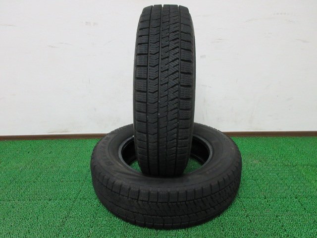 K410【条件付 送料無料】165/70R14 超溝高 8.5~9分山 ブリヂストン スタッドレス VRX2 ♪ 21年製 2本 激安 アクア ヴィッツ ソリオ デミオ拍卖