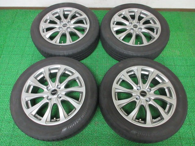 G033 SALE品【条件付 送料無料】185/60R16 超溝高 8.5分山 ブリヂストン 夏タイヤ ★最新★ NEWNO ♪ 23年 ホイールセット 4本 激安 デミオ拍卖