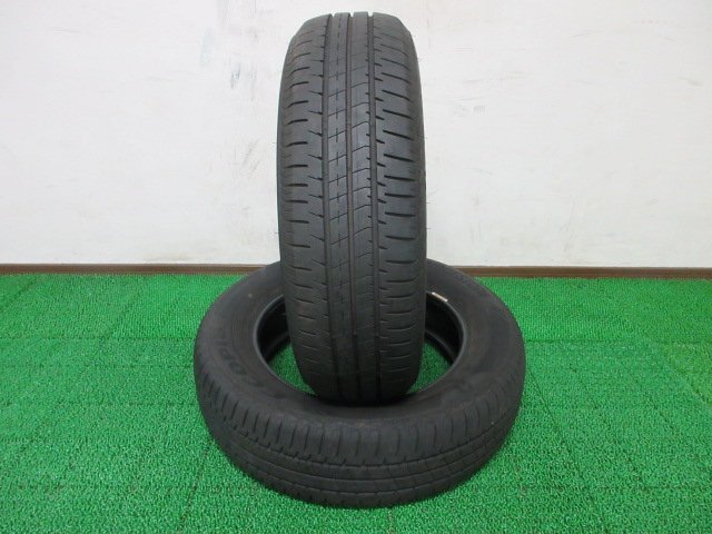 G143【条件付 送料無料】175/65R15 超溝高 8.5~9分山 ブリヂストン 夏タイヤ ECOPIA NH200 C 23年製 2本 激安 アクア ヴィッツ フィット 等拍卖