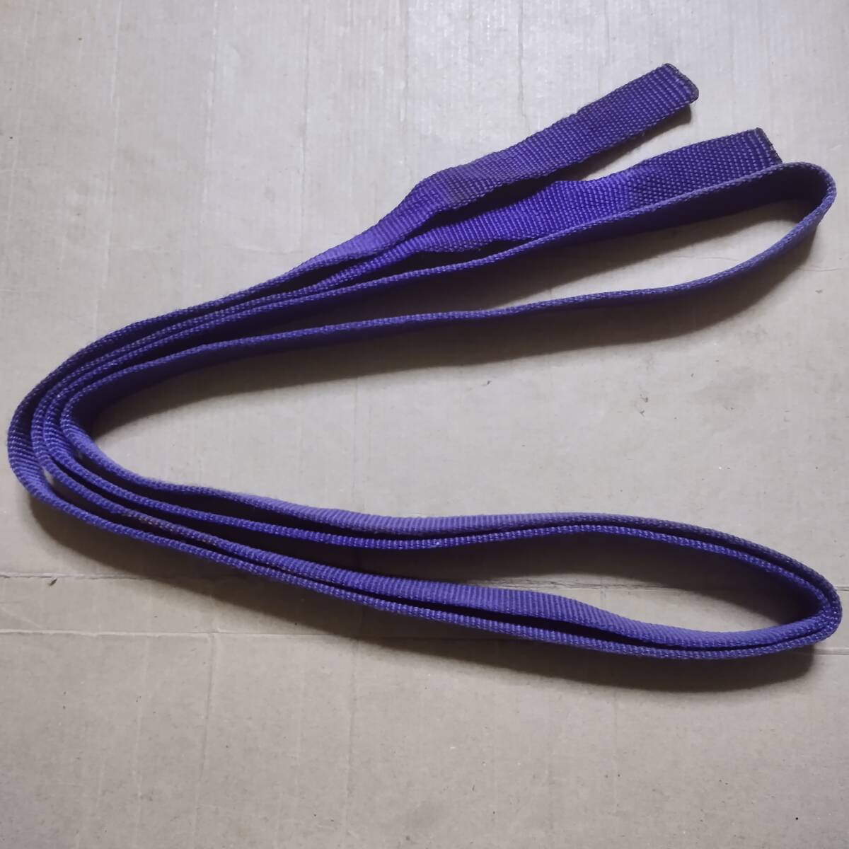 登山用 ロッククライミング スリング シュリンゲ 紫 約207センチ弱 中古拍卖