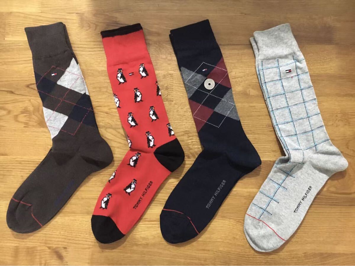 新品トミーヒルフィガーTOMMY HILFIGERメンズ4足セット196拍卖