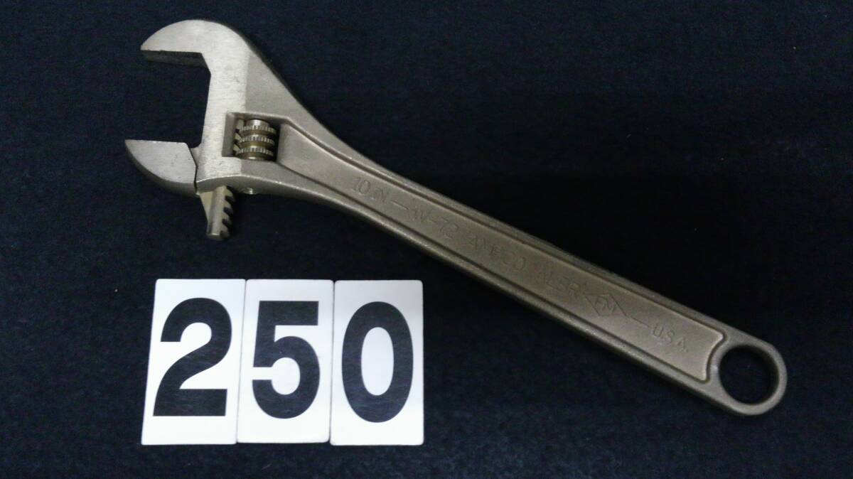 <07107> AMPCO 防爆モンキーレンチ W-72 10インチ 美品拍卖