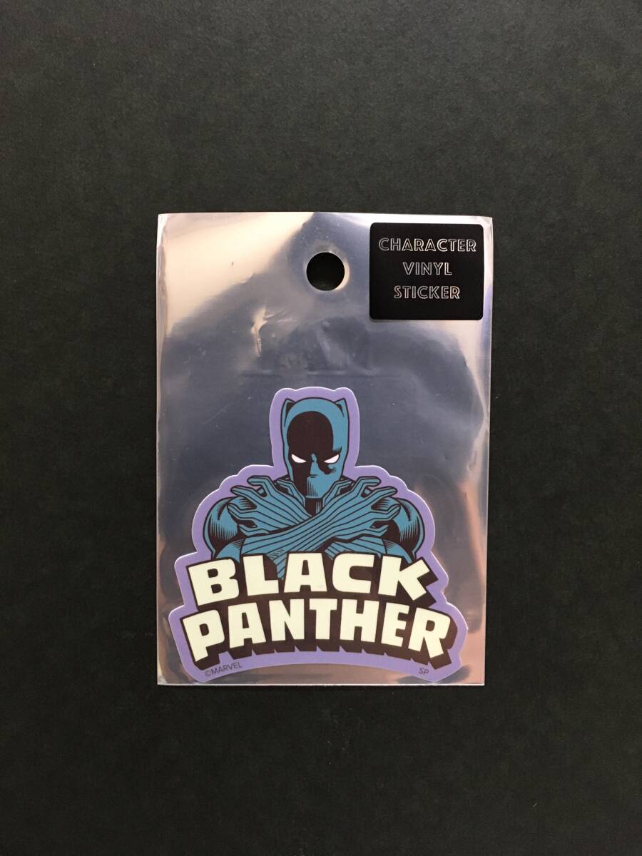 MARVEL/マーベル キャラクターステッカー☆彡 ブラックパンサー パープル☆ 耐性・耐水性 新品未開封品 BLACK PANTHER拍卖